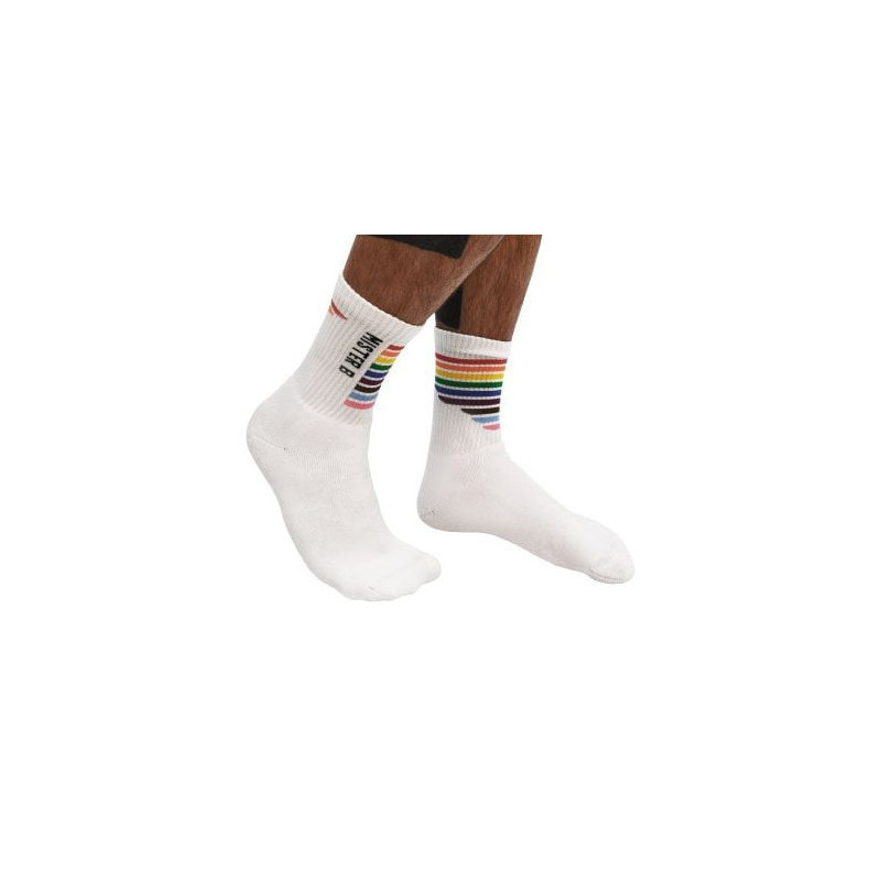 Mr B - Mister B Chaussettes Pride Blanches